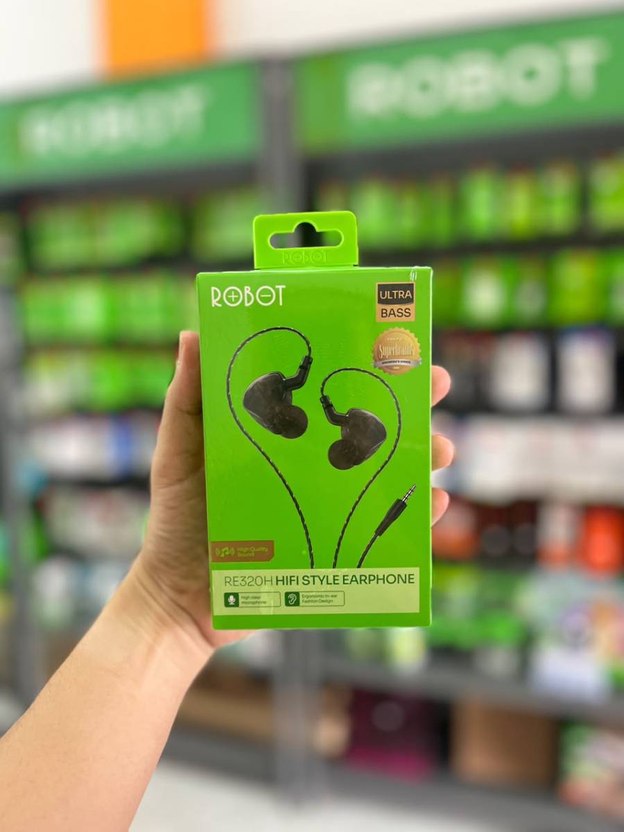 Robot RE320H Earphone Jack Audio Black
