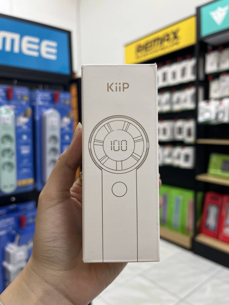 KIIP KP-UV-TFAN07-WH Transparant Portable Fan Putih