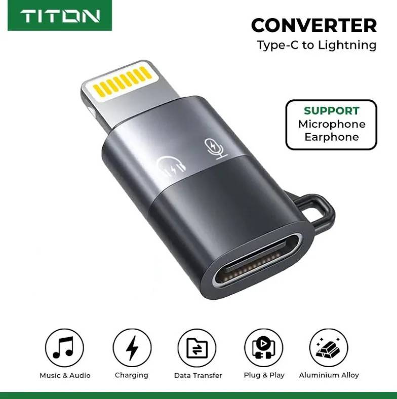 Titon Tesla Type C to Lightning Audio CO0013T-AB-CL