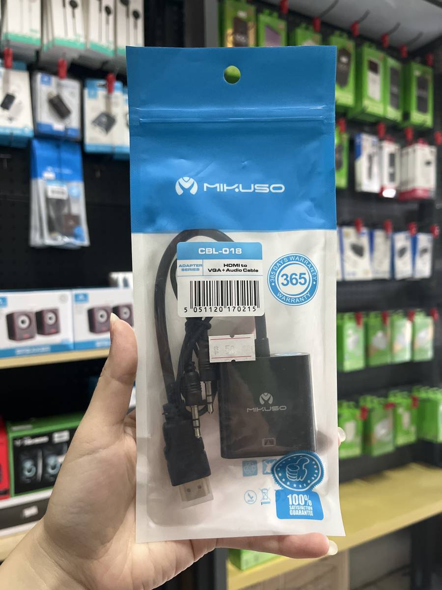 Mikuso CBL-018 HDMI to VGA+Audio Cable