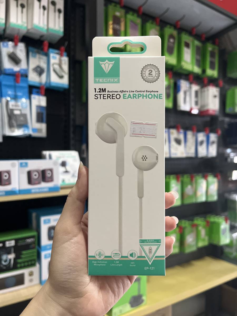 Tecnix Earphone EP-121 White