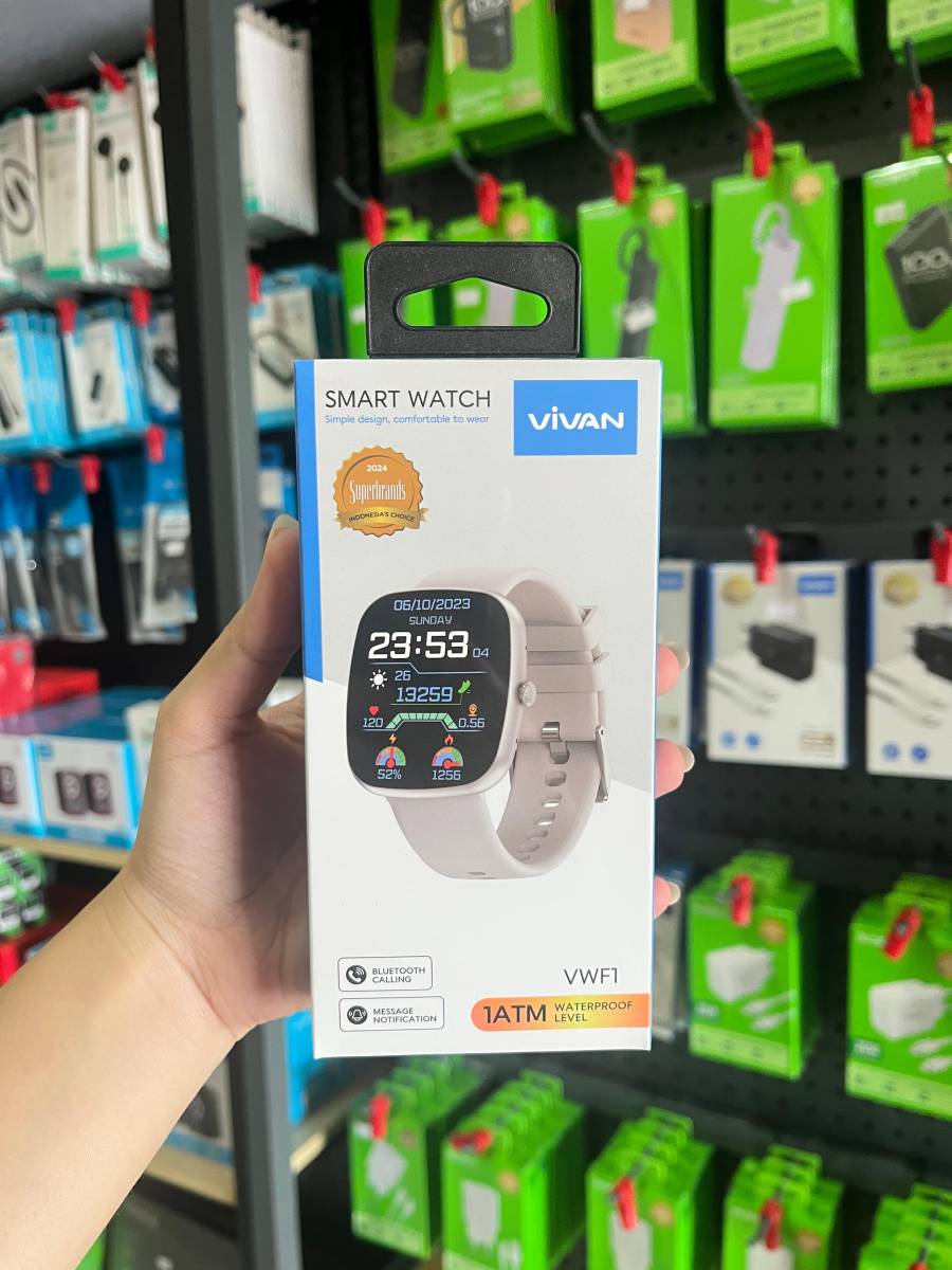 Vivan VWF1 Smart Watch Silver