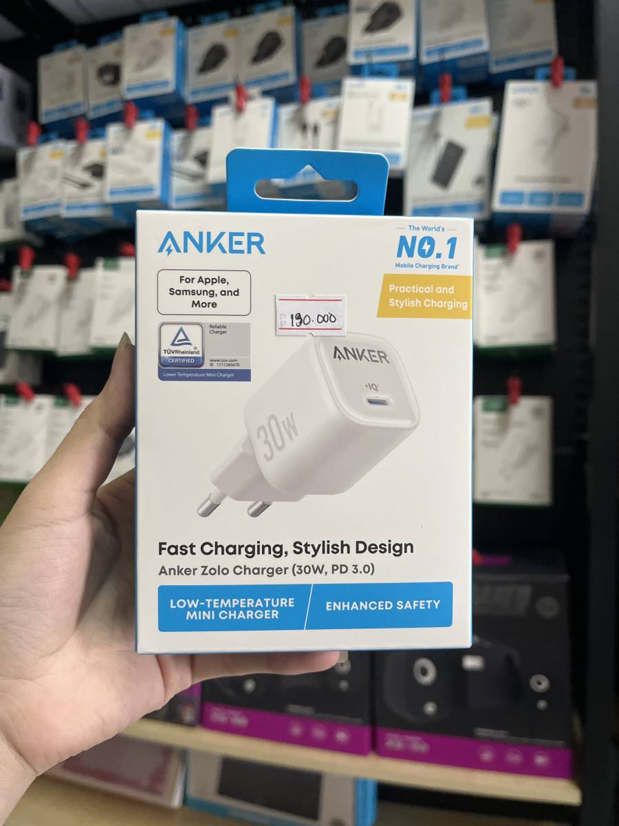 Anker Zolo Charger 30W PD 3.0 White