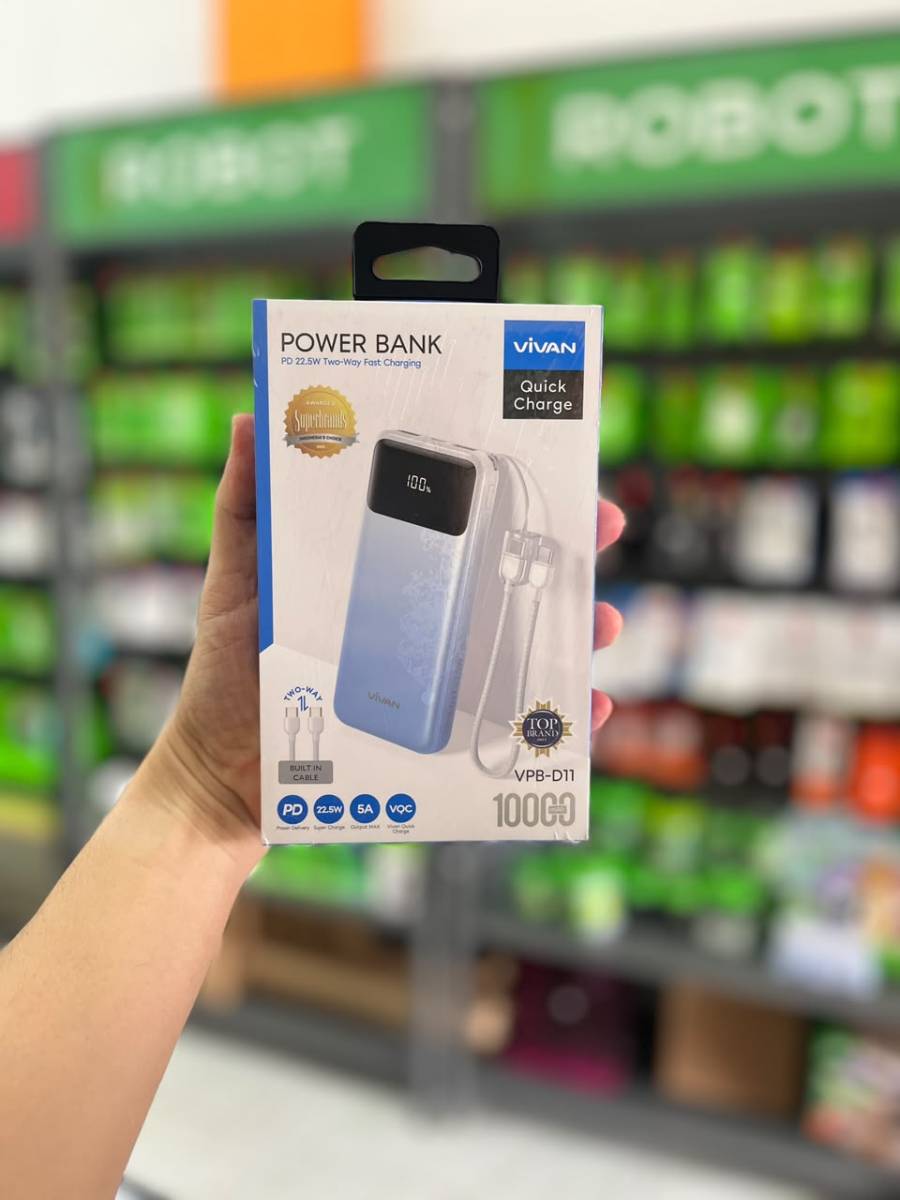 Vivan VPB-D11 Power Bank 10000mAh PD 22,5W N05-Gradient Blue