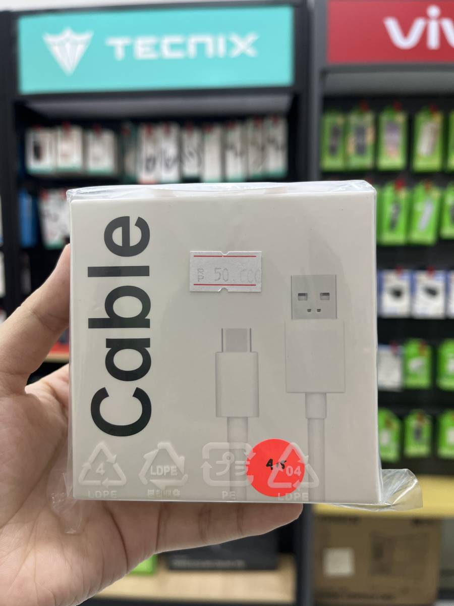 Oppo Type-C Cable Model DL143 4,5A 1M White Original