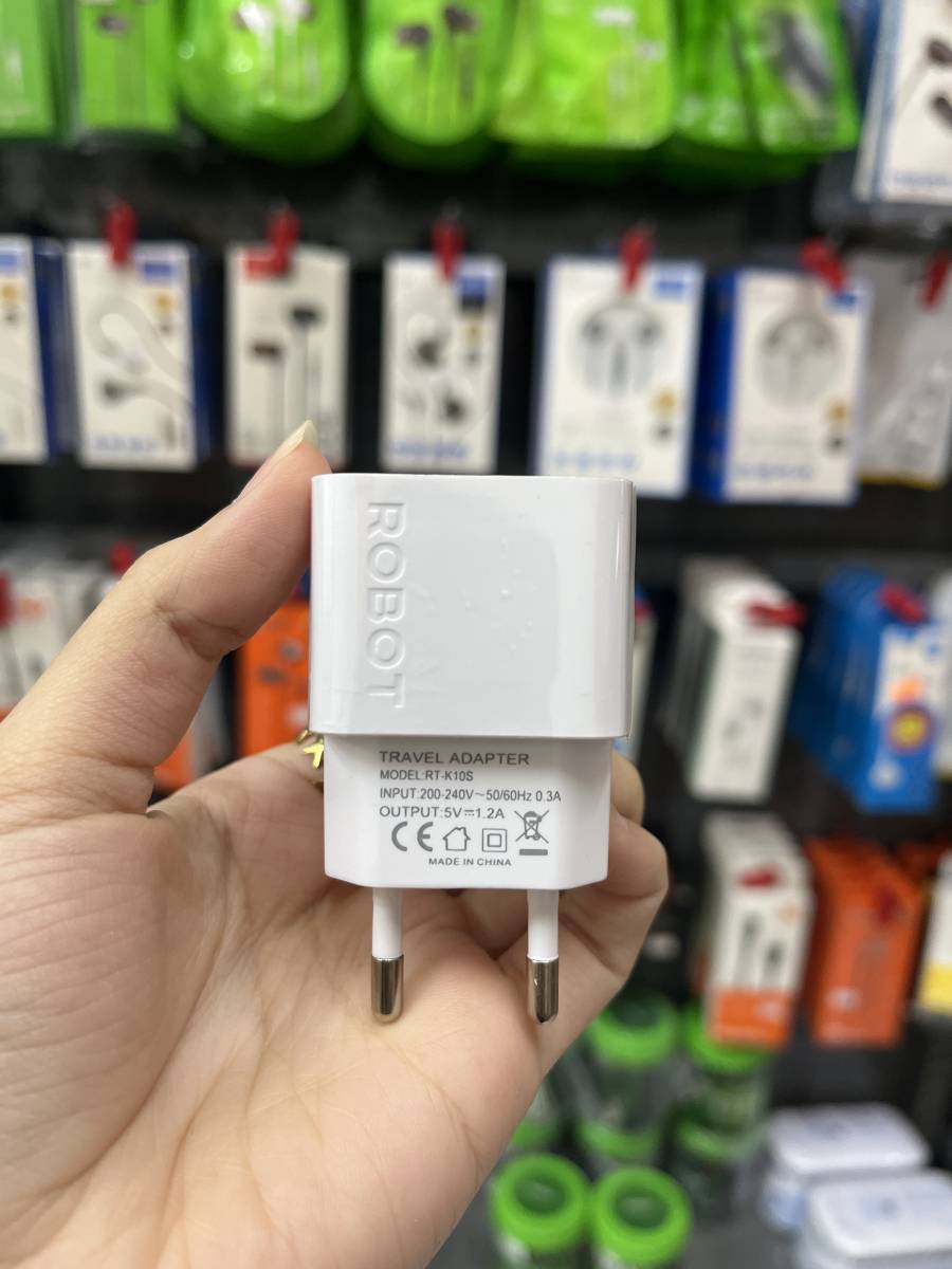 ROBOT RT-K10S Adaptor 1.2A White