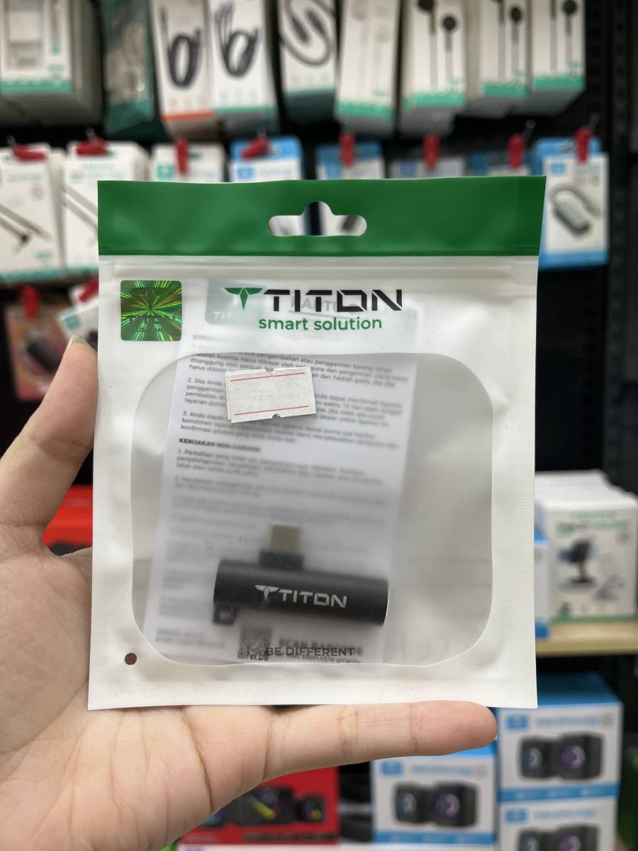 Titon Splitter Converter DAC Type-C With Charging
