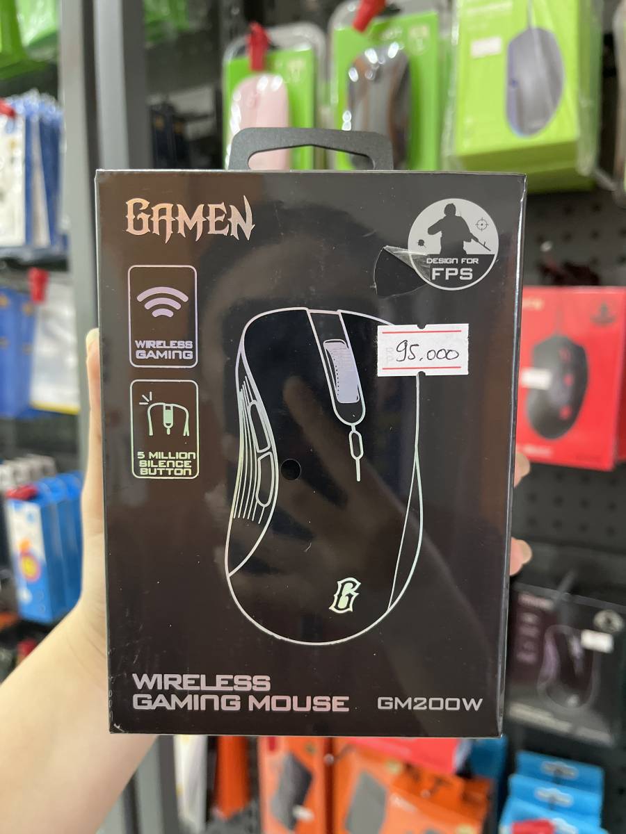 Gamen GM200W Silver Wireless Mouse