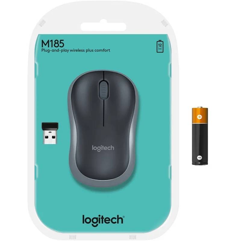 Logitech M185 Wireless Mouse Blue