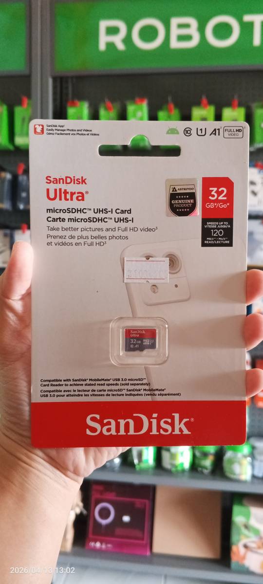 Sandisk Ultra Micro SDHC 32gb 120mb/s New