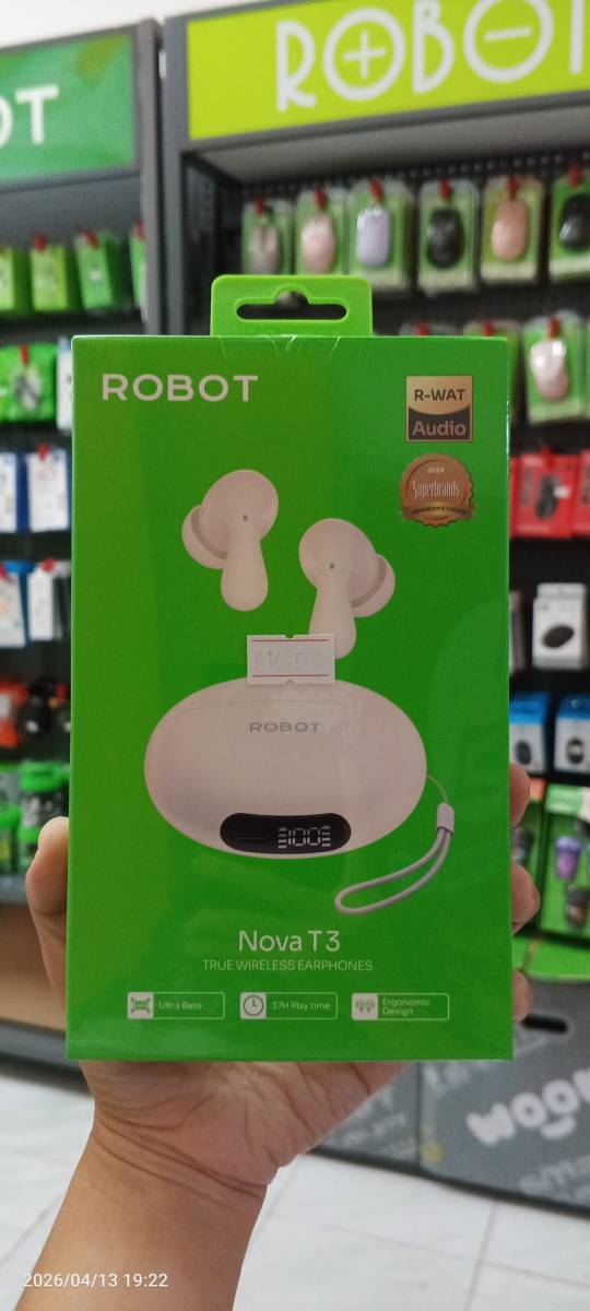 Robot Nova T3 TWS Bluetooth Earphones White+Orange