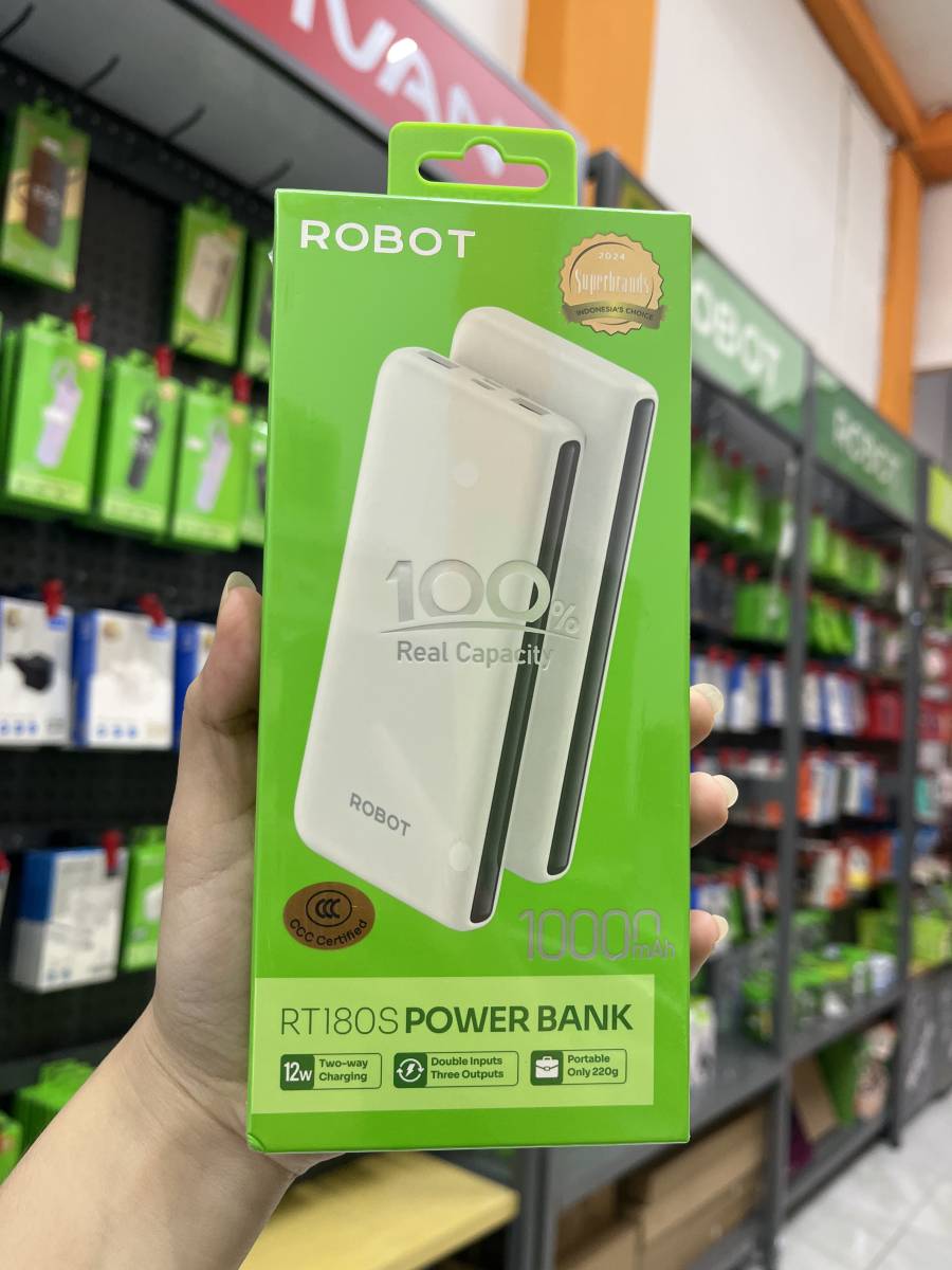 Robot RT180S Powerbank 10.000mah White