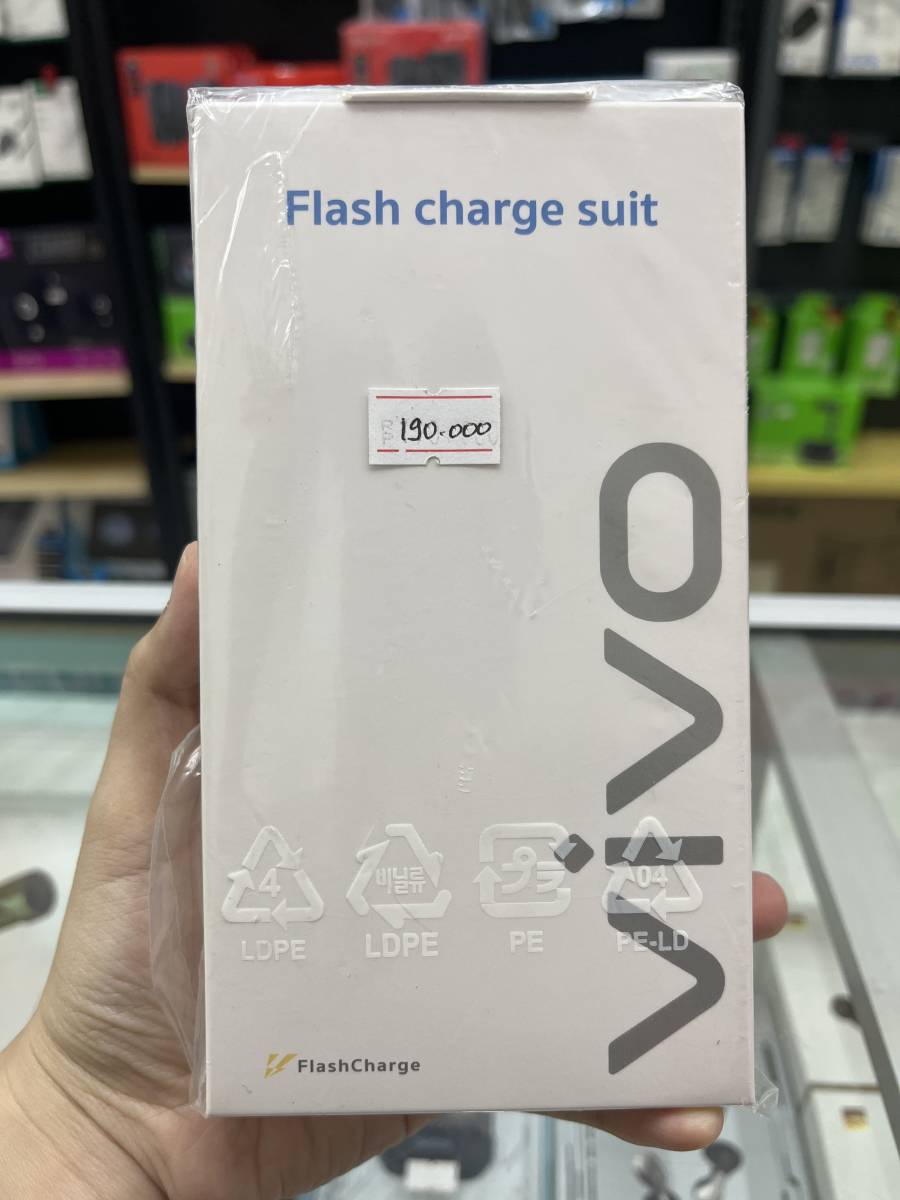 Vivo Charger Set (Port USB-A) With Type-C Cable 66W White Original