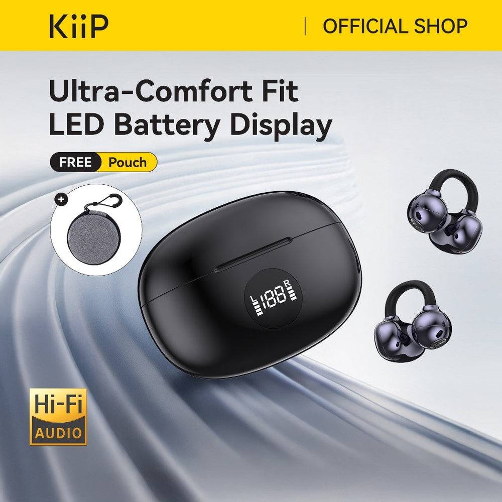 KiiP DTH19 Tws Earphones Black