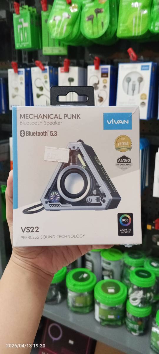 Vivan VS22 Bluetooth Speaker Mechanical Punk Black