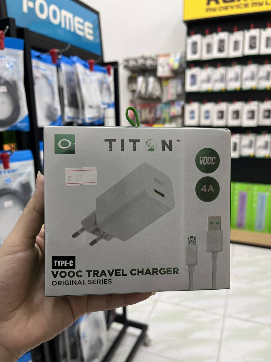 Travel Charger Titon Original VOOC Oppo Type C