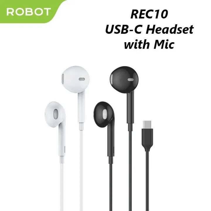 Robot REC 10 Earphones Type C White