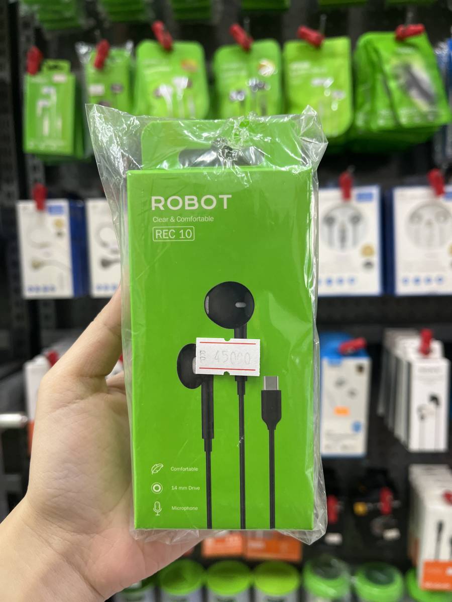 Robot REC 10 Earphones Type C Black