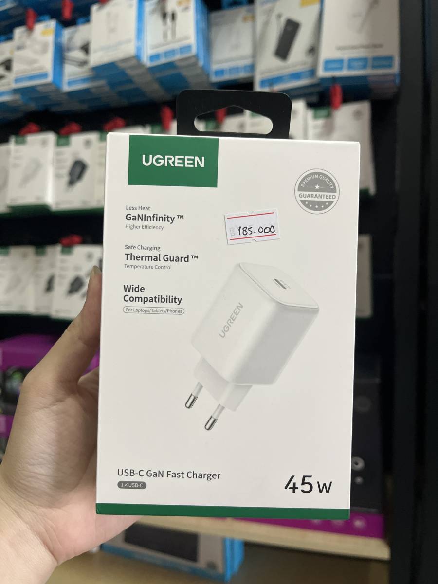 Ugreen 65053 Charger 45W White GaN Type C Port