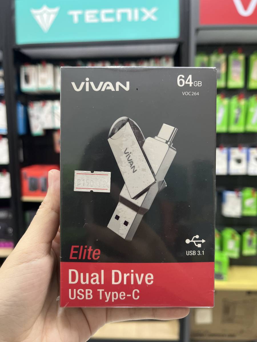 Vivan Elite VOC264 Dual Drive USB Type-C 64Gb