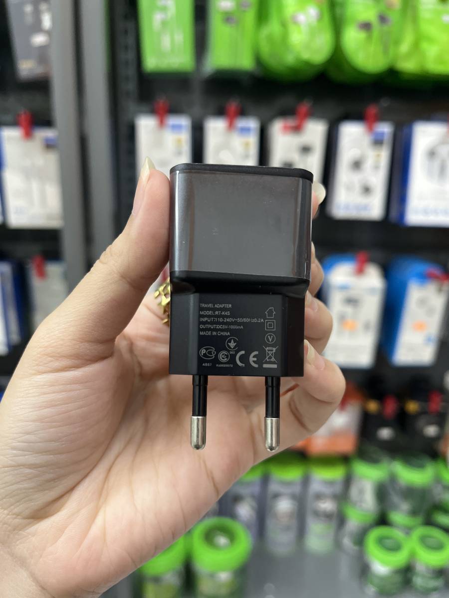 Robot RT-K4S 1A Black Charger 1 Port