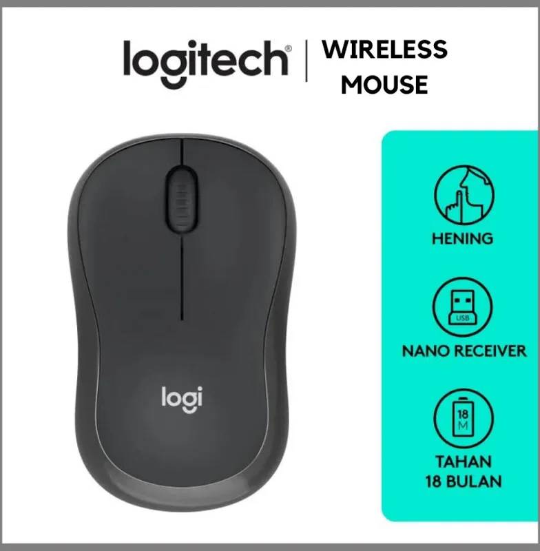 Logitech M185 Wireless Mouse Red