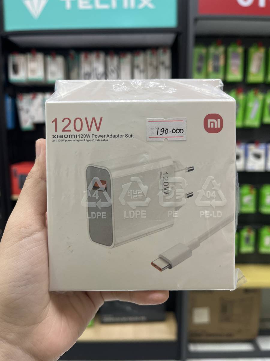 Xiaomi Charger Set With Type-C Cable 120W White Original