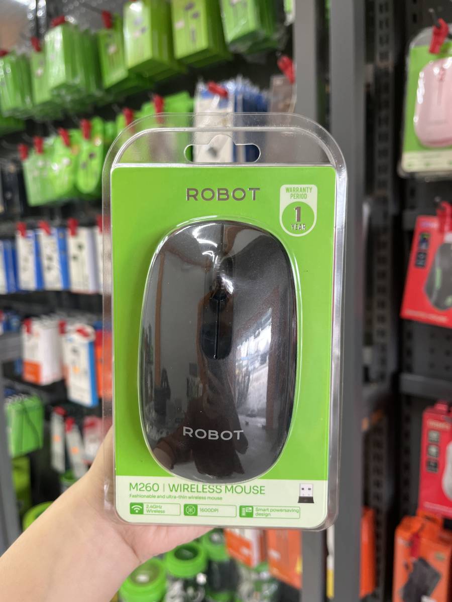 Robot M260 Mouse Wireless Black