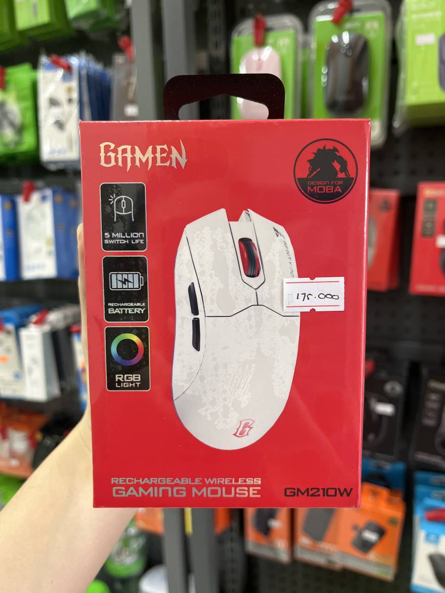 Gamen GM210W Rechargeable Wireless Gaming Mouse White