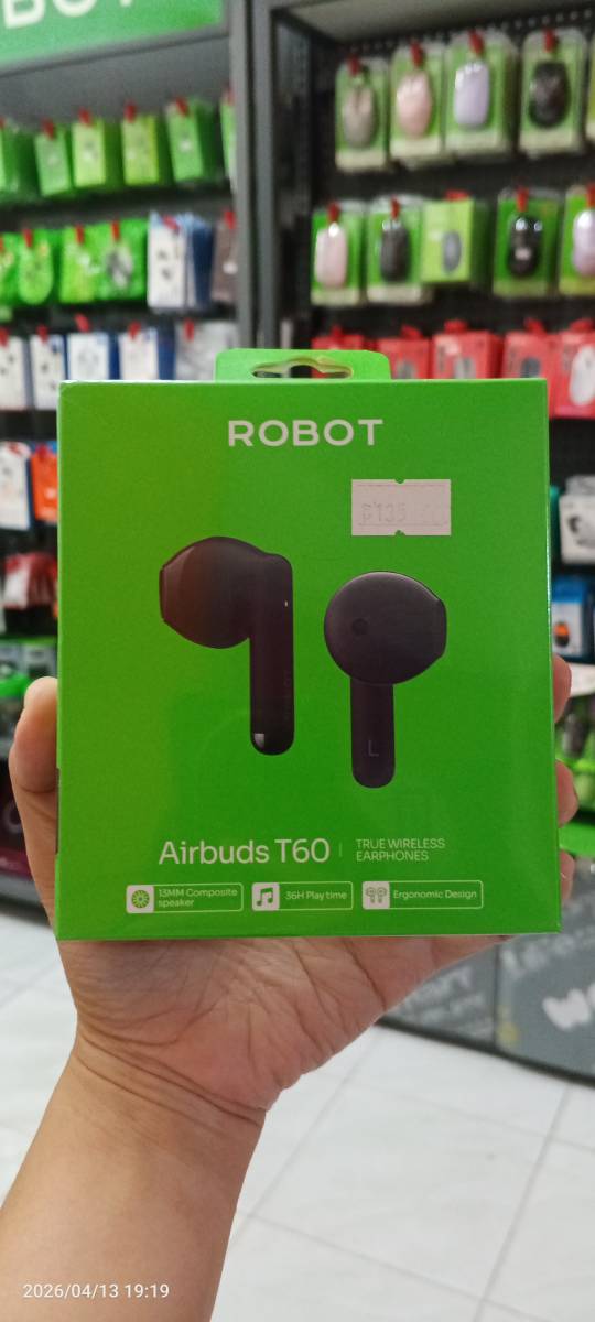 ROBOT TWS Airbuds T60 Black
