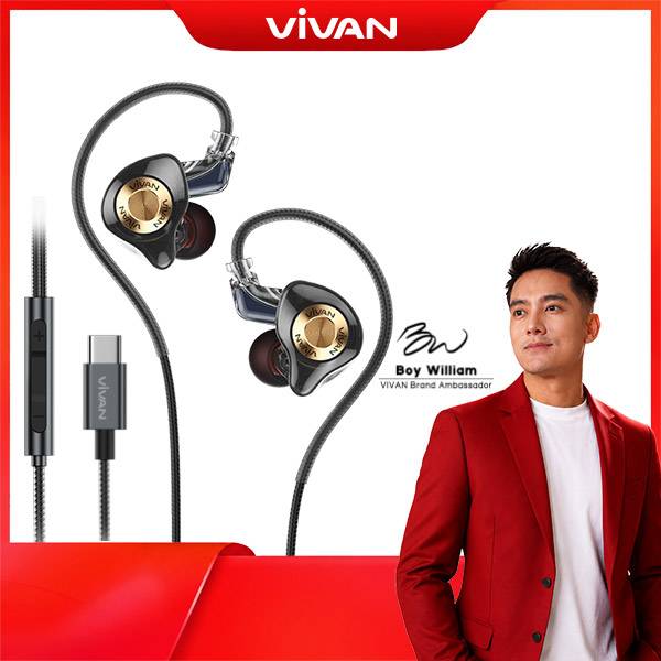 VIVAN Q15SC METAL WIRED EARPHONE TYPE C PORT