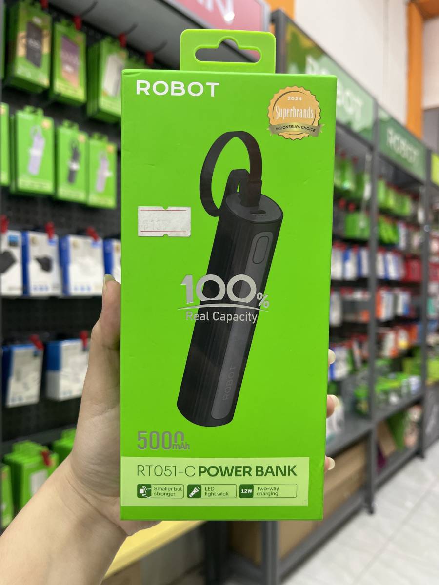 Robot RT051-C Powerbank 5000 mAh 12W Black