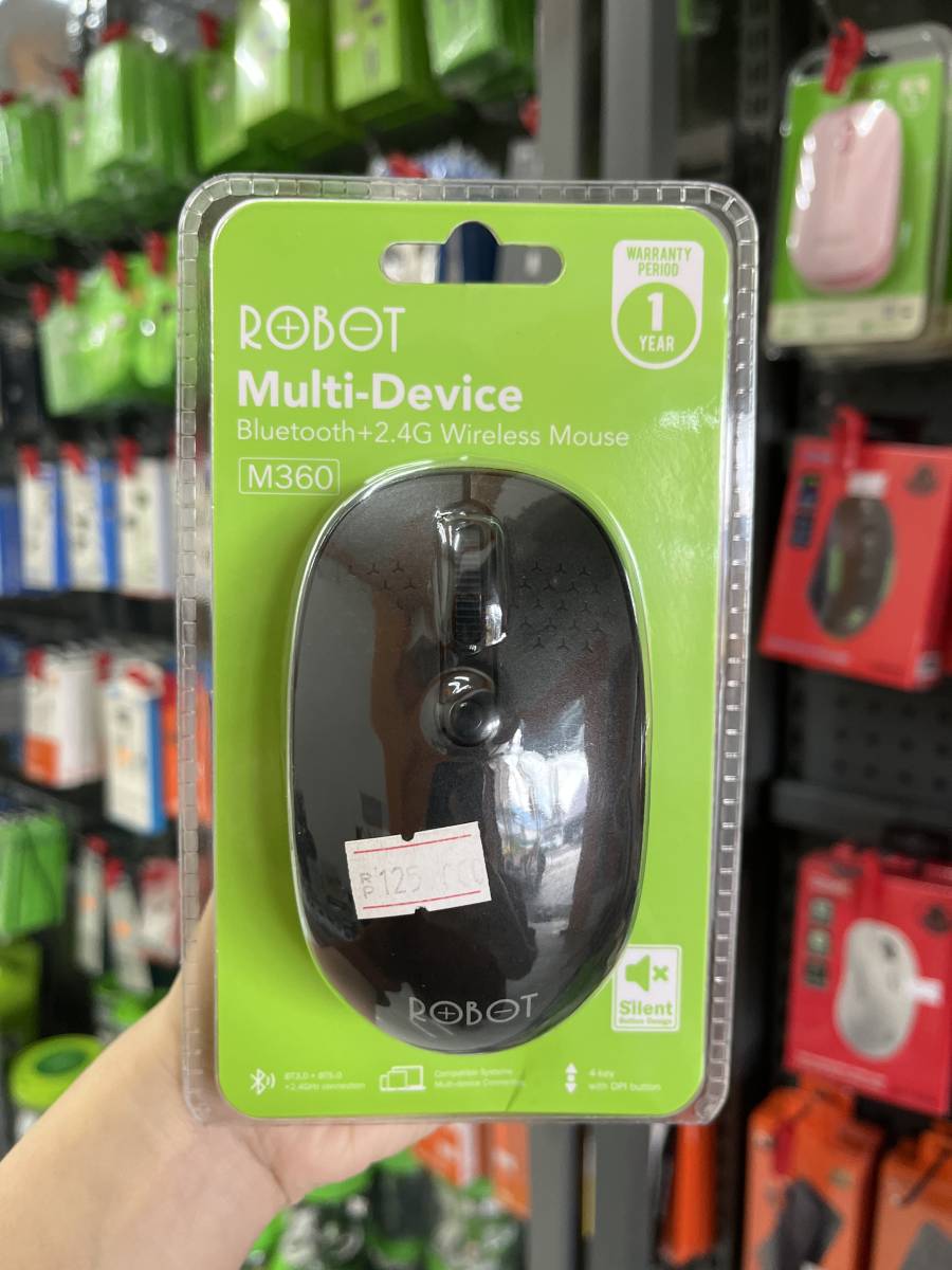 Robot M360 Wireless Bluetooth Mouse Black
