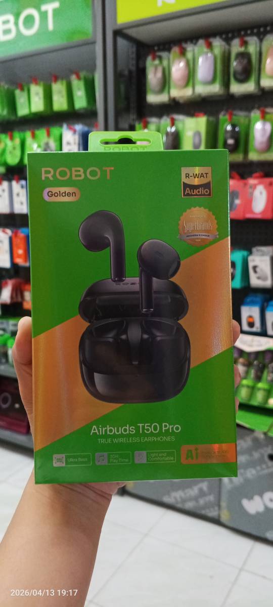 Robot Airbuds T50 Pro TWS Earphone Black