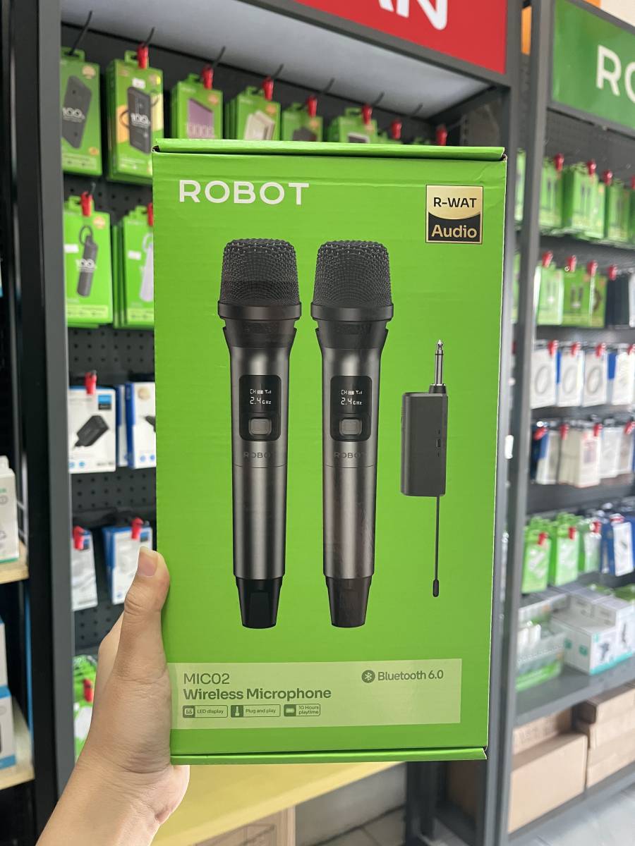 ROBOT MIC02 Wireless Microphone Black
