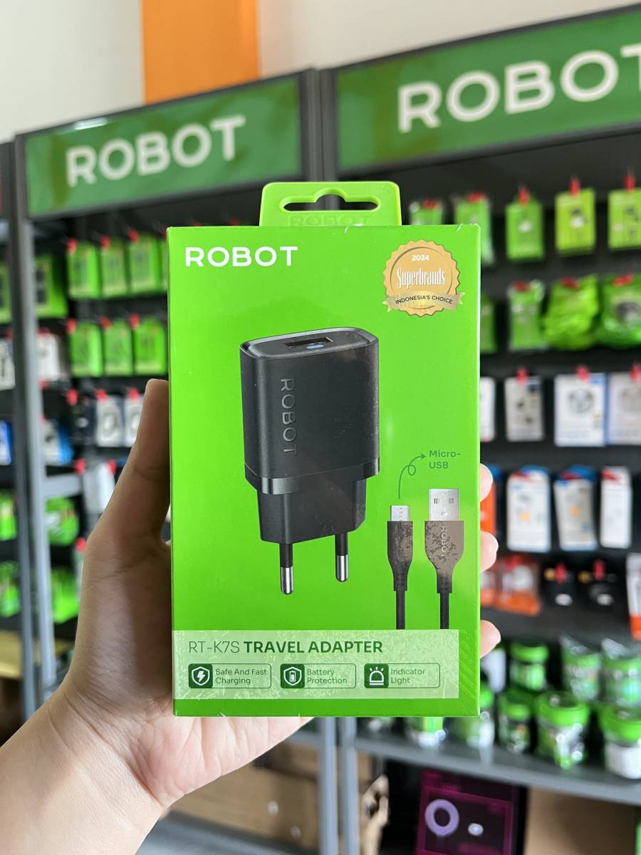 Robot RT-K7S Travel Adapter Micro USB Black