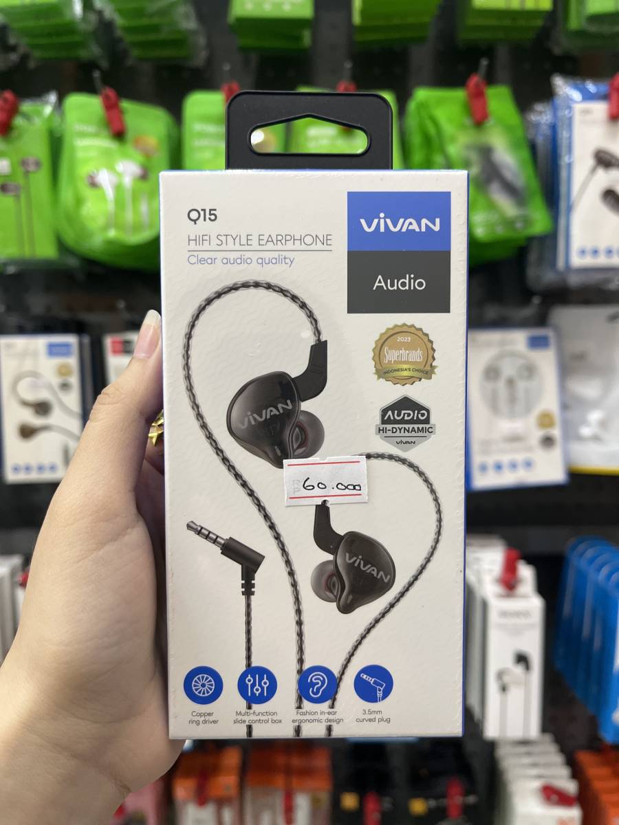 Earphone VIVAN Q15