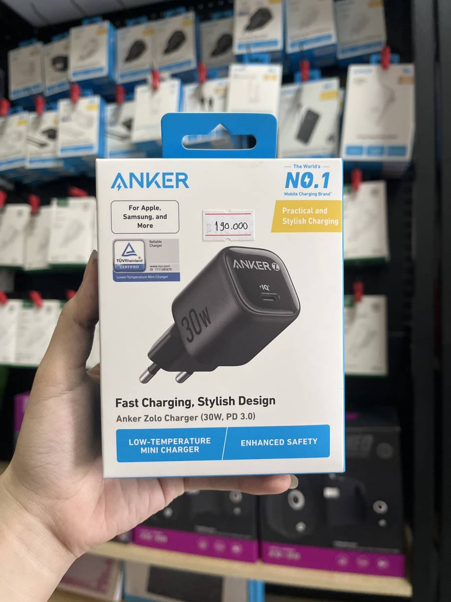Anker Zolo Charger 30W PD 3.0 Black