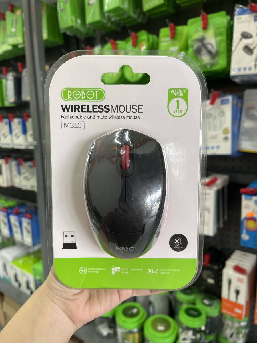 Robot M310 Wireless Mouse Black