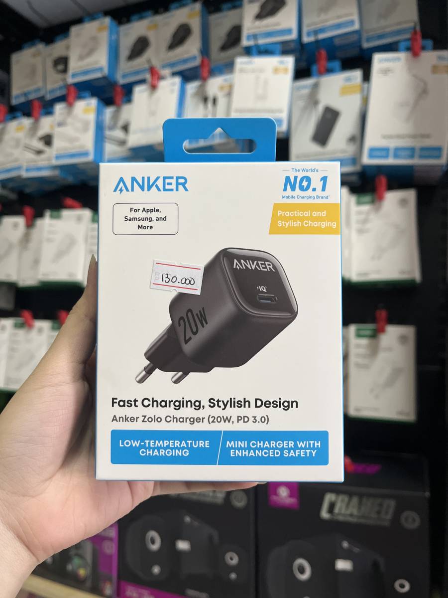 Anker Zolo Charger (20W, PD 3.0) Black