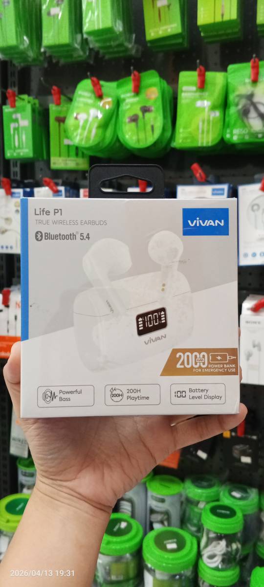Vivan Life P1 TWS Earbuds White