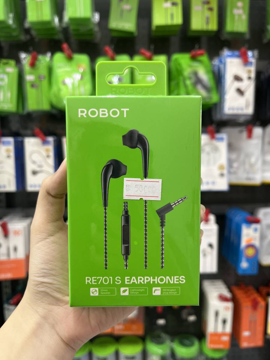 Robot RE701S Earphones Black