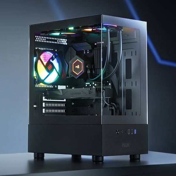 Gamen Gaming Computer Case With Fan GCS100 Black