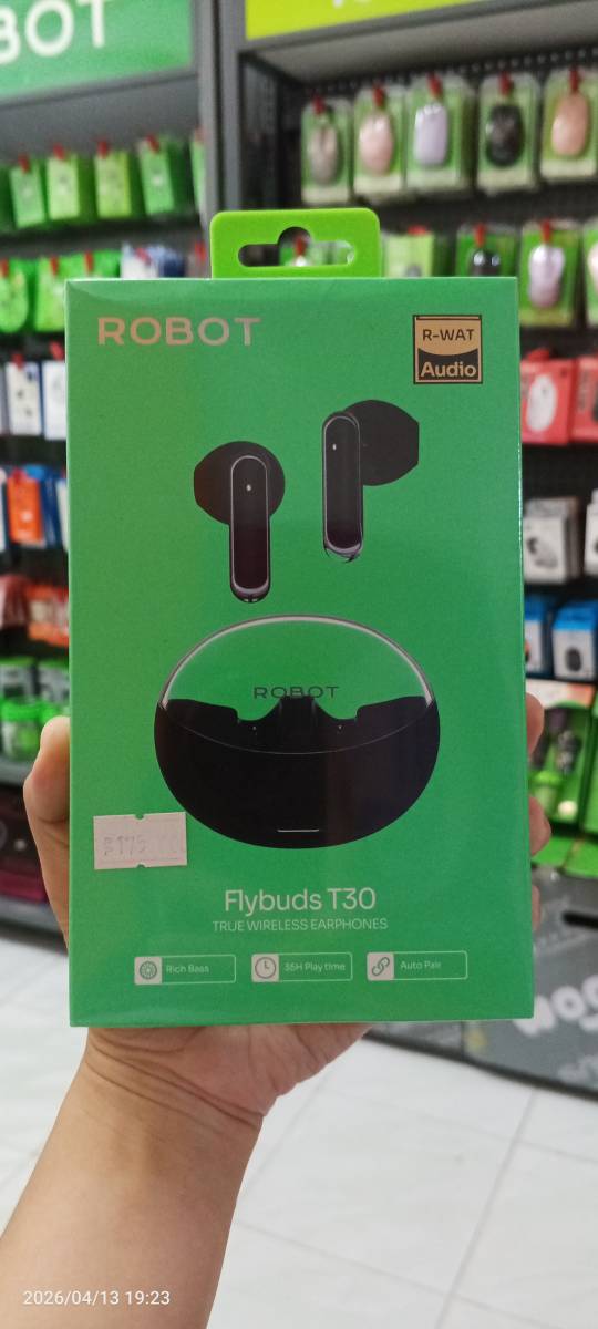 Robot Flybuds T30 TWS Earbuds Black