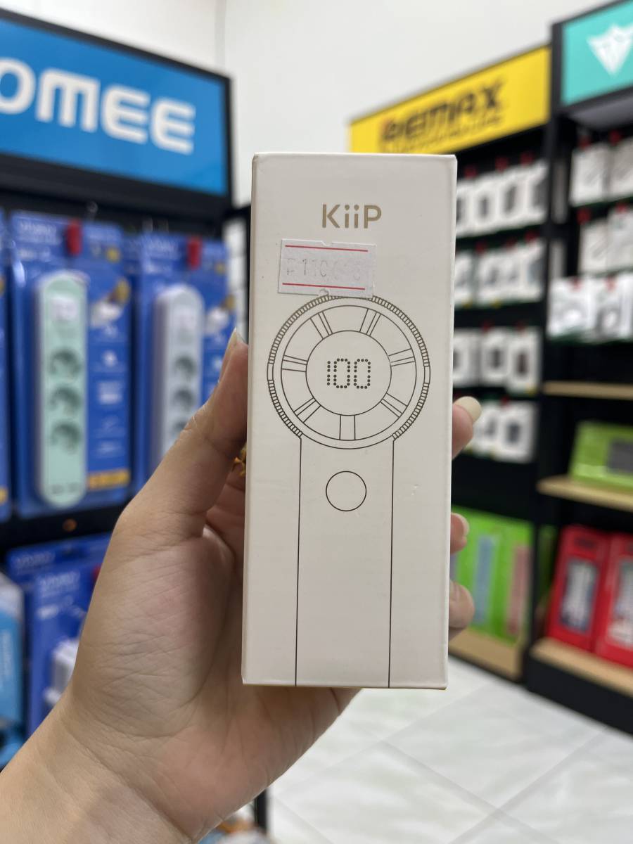 KIIP KP-UV-TFAN07-BK Transparant Portable Fan Hitam