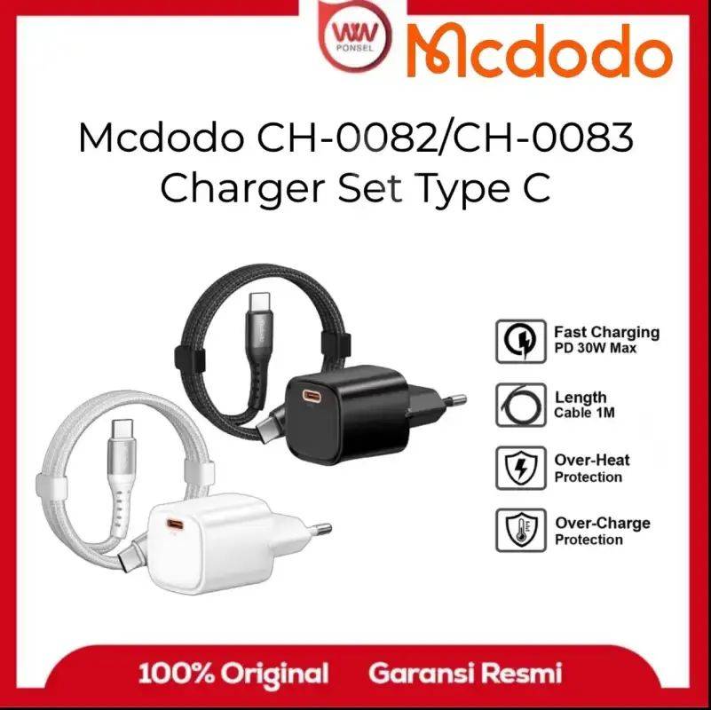 Mcdodo CH-0083 Nano 30w Mini GaN Charger Kit White