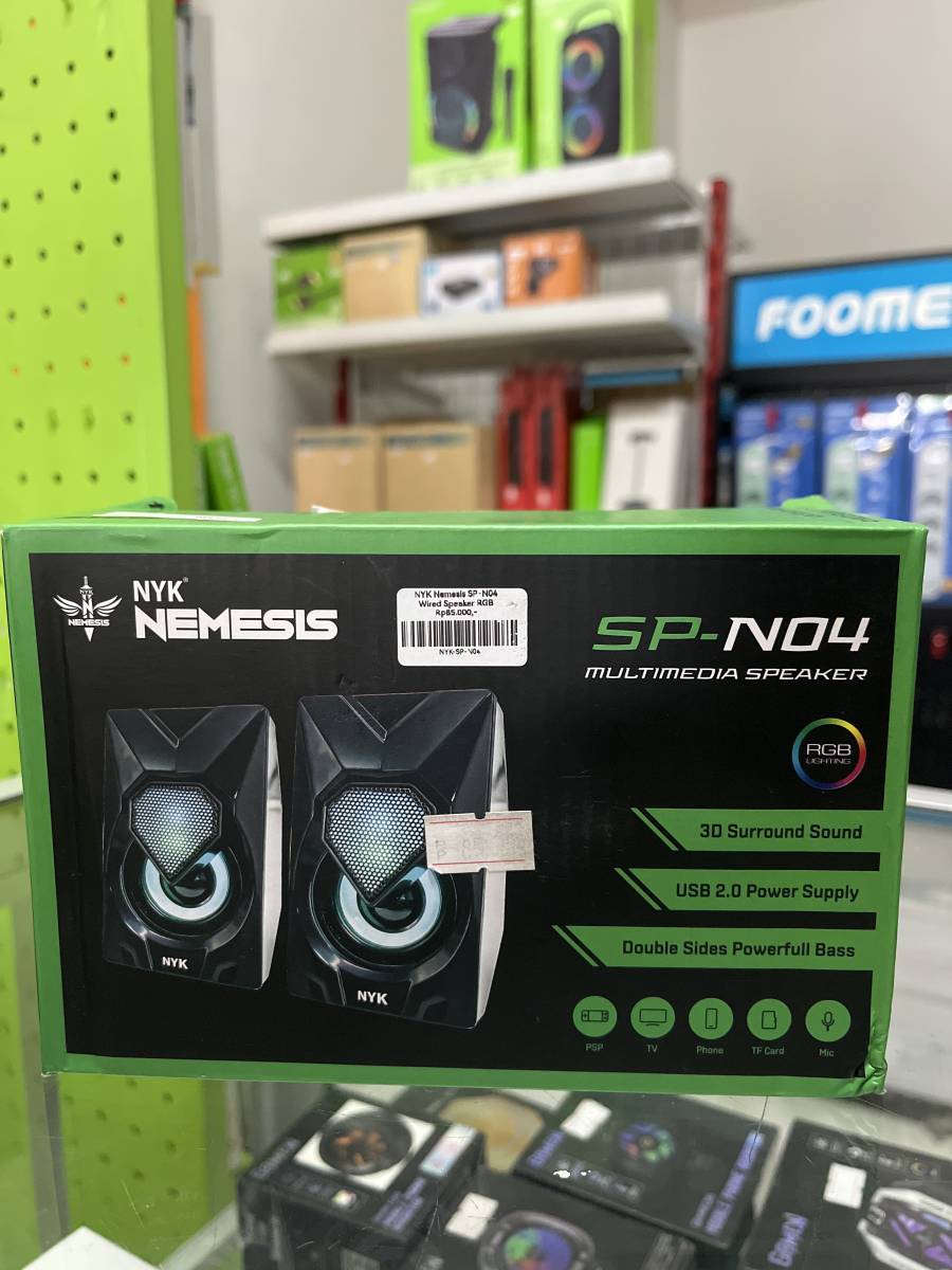 NYK Nemesis SP-N04 Wired Speaker RGB