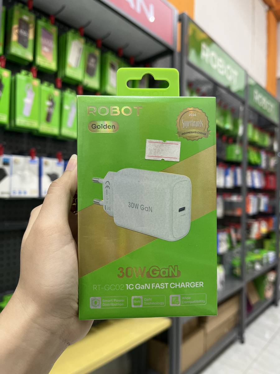 Robot RT-GC02 Charger 30W GaN Type C Port White