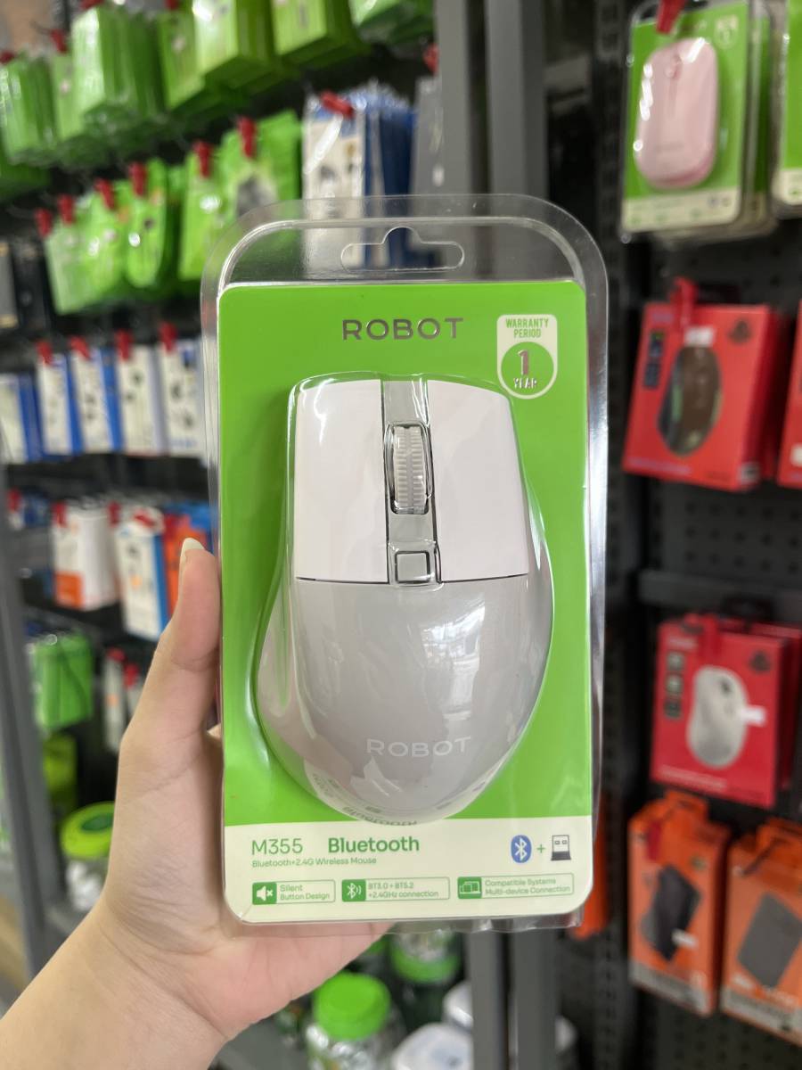 Robot M355 Wireless Bluetooth Mouse Grey